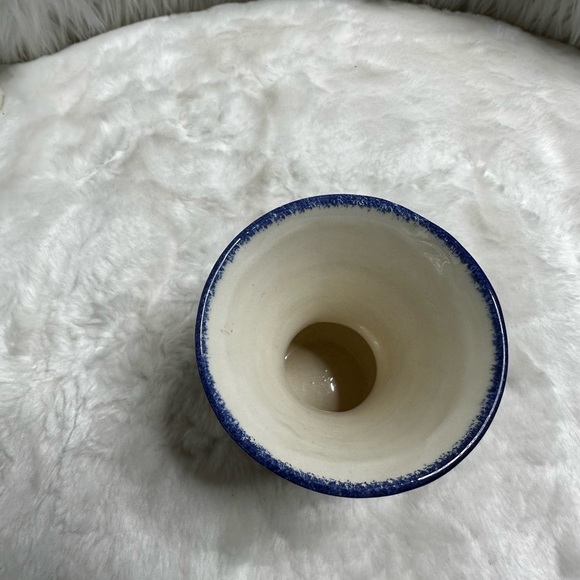 Mid-20th Century French Hand Painted Faience Vase Signed HB Quimper F251 DF.AG - Picture 4 of 5